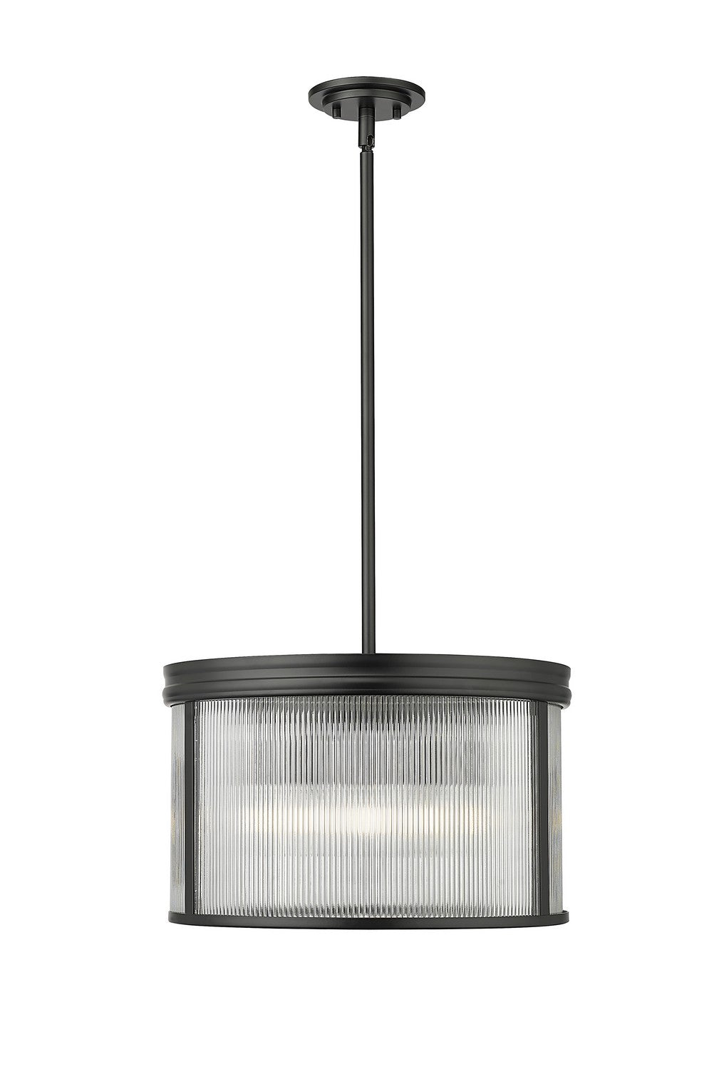 Suspension Carnaby Noir mat, 18 1/4" – Z-Lite
