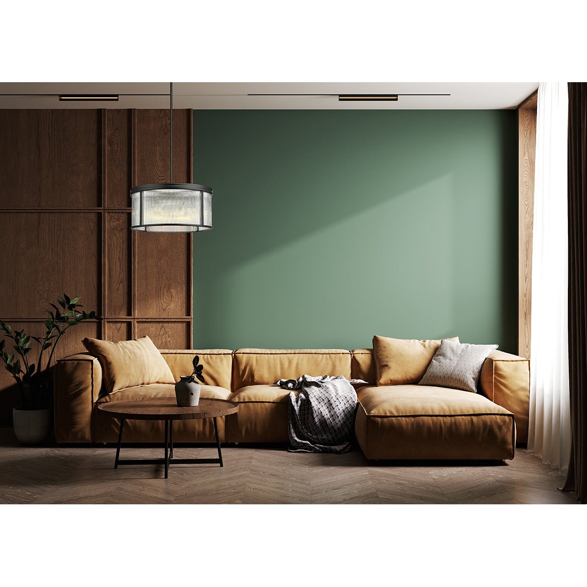Chandelier Carnaby - Noir mat by Z - Lite | Luminaires & cie