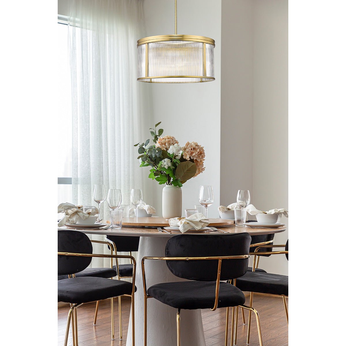 Chandelier Carnaby - Or moderne by Z - Lite | Luminaires & cie