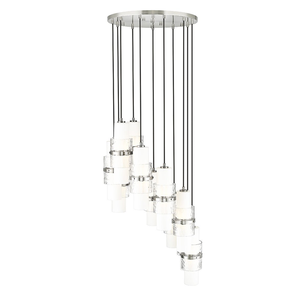 Chandelier Cayden - Nickel brossé 24" by Z - Lite | Luminaires & cie