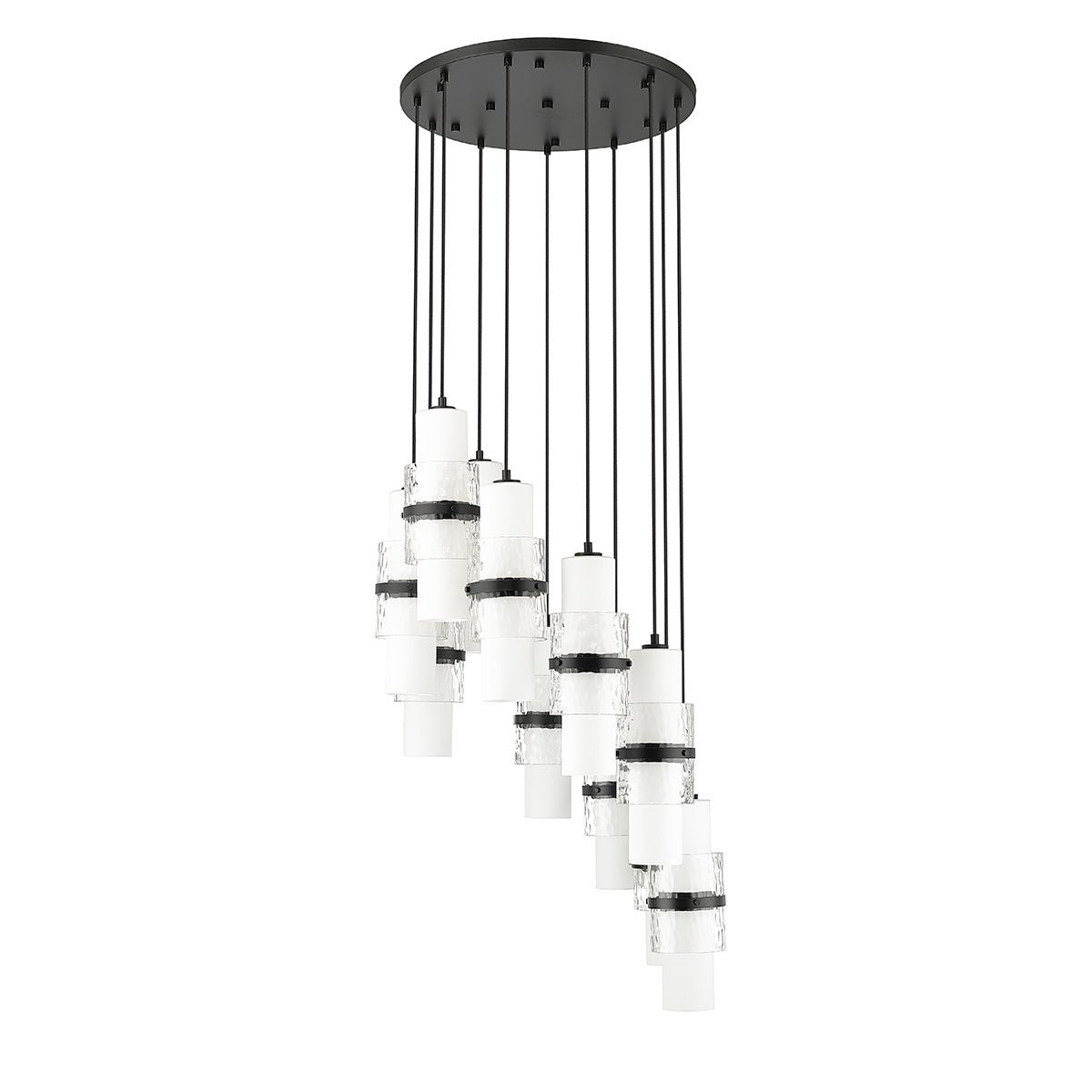 Chandelier Cayden - Noir mat 24" by Z - Lite | Luminaires & cie