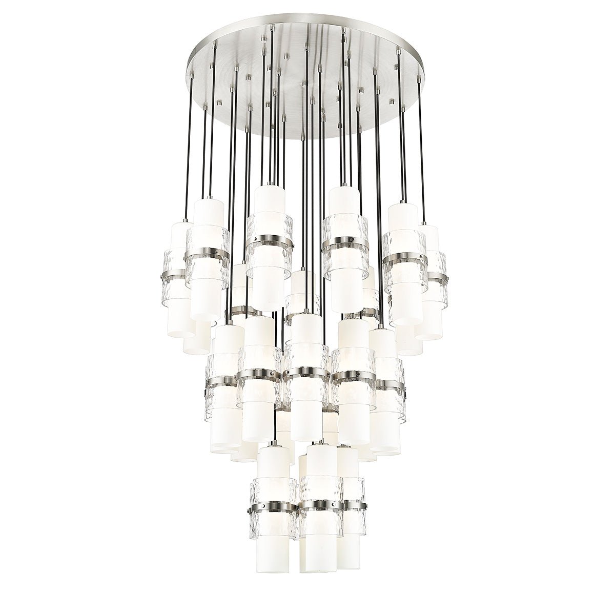 Chandelier Cayden - Nickel brossé 36" by Z - Lite | Luminaires & cie