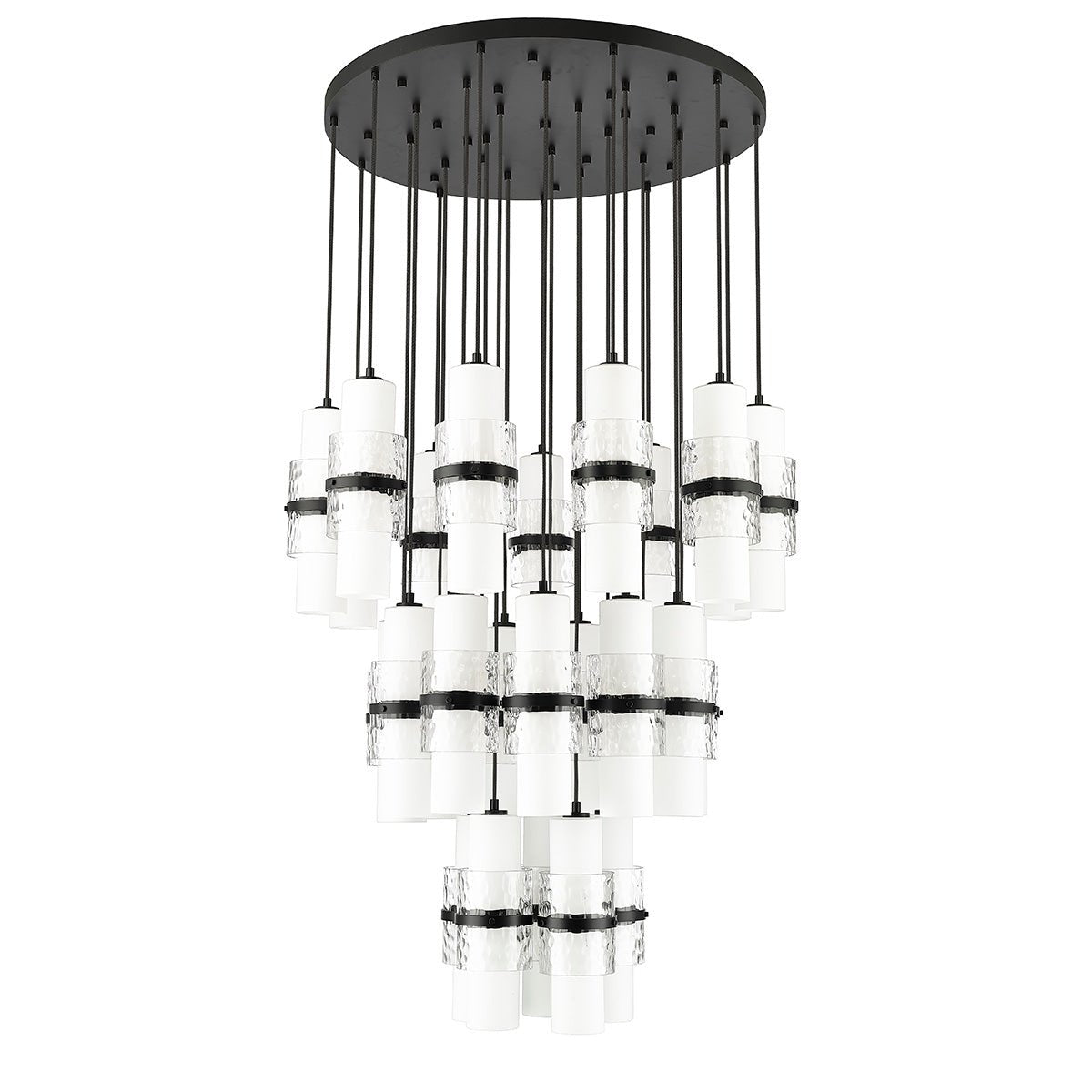 Chandelier Cayden - Noir mat 36" by Z - Lite | Luminaires & cie