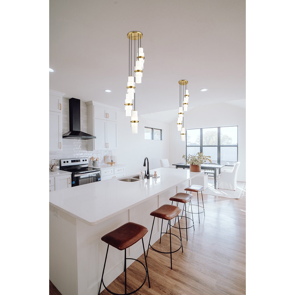Chandelier Cayden - Or moderne 12" by Z - Lite | Luminaires & cie