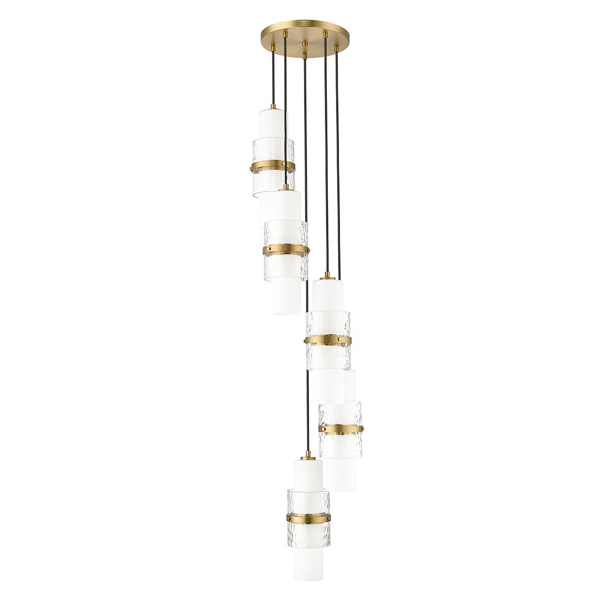 Chandelier Cayden - Or moderne 12" by Z - Lite | Luminaires & cie