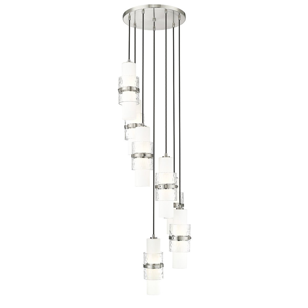 Chandelier Cayden - Nickel brossé 18" by Z - Lite | Luminaires & cie