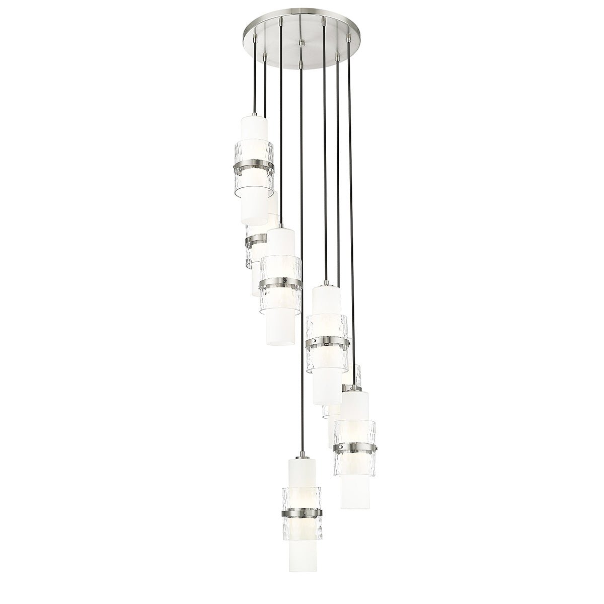 Chandelier Cayden - Nickel brossé 18" by Z - Lite | Luminaires & cie