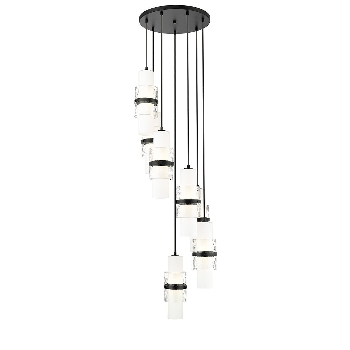 Chandelier Cayden - Noir mat 18" by Z - Lite | Luminaires & cie
