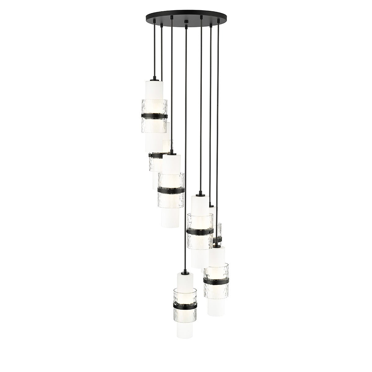 Chandelier Cayden - Noir mat 18" by Z - Lite | Luminaires & cie