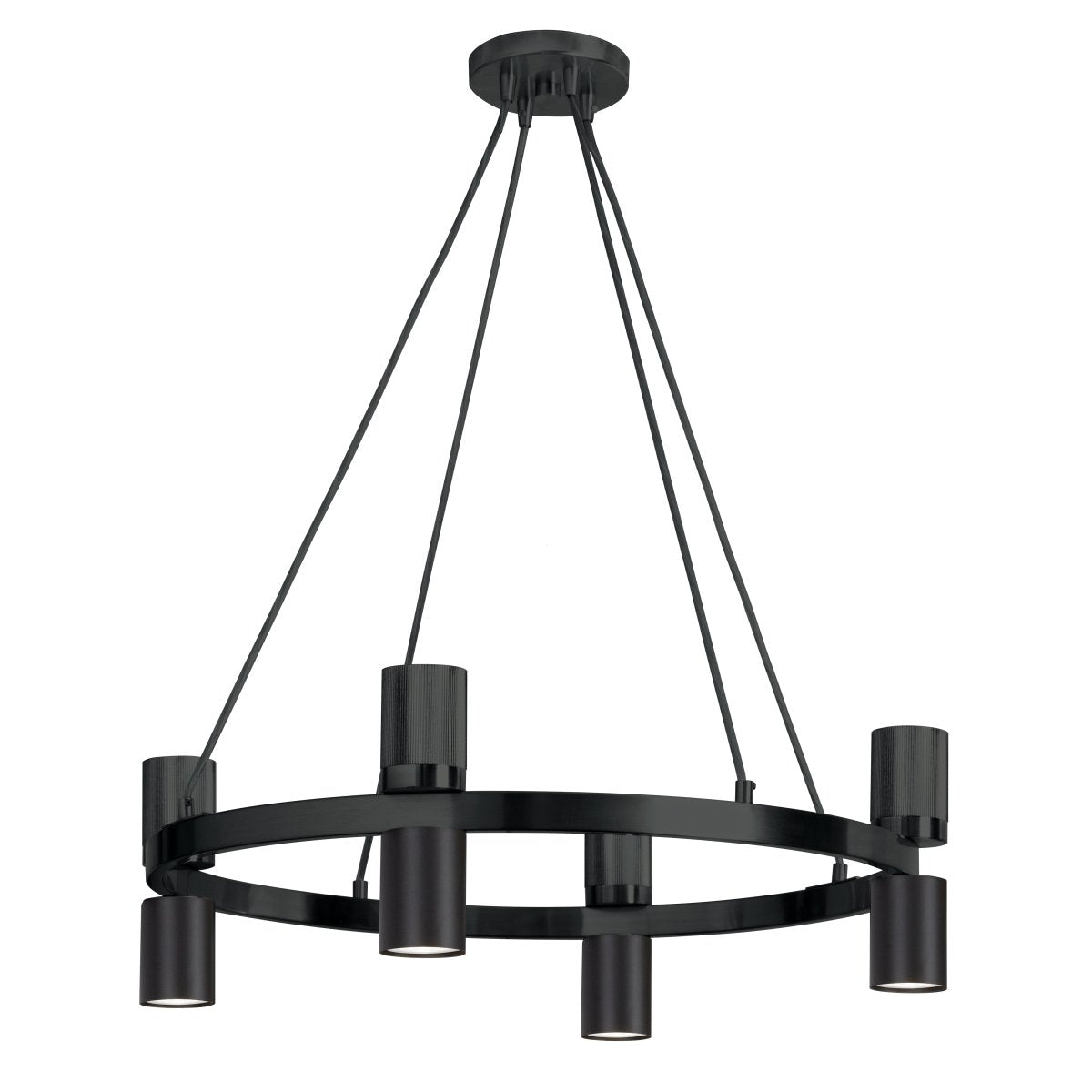 Chandelier Cerelia - Noir mat 24" by Dainolite | Luminaires & cie