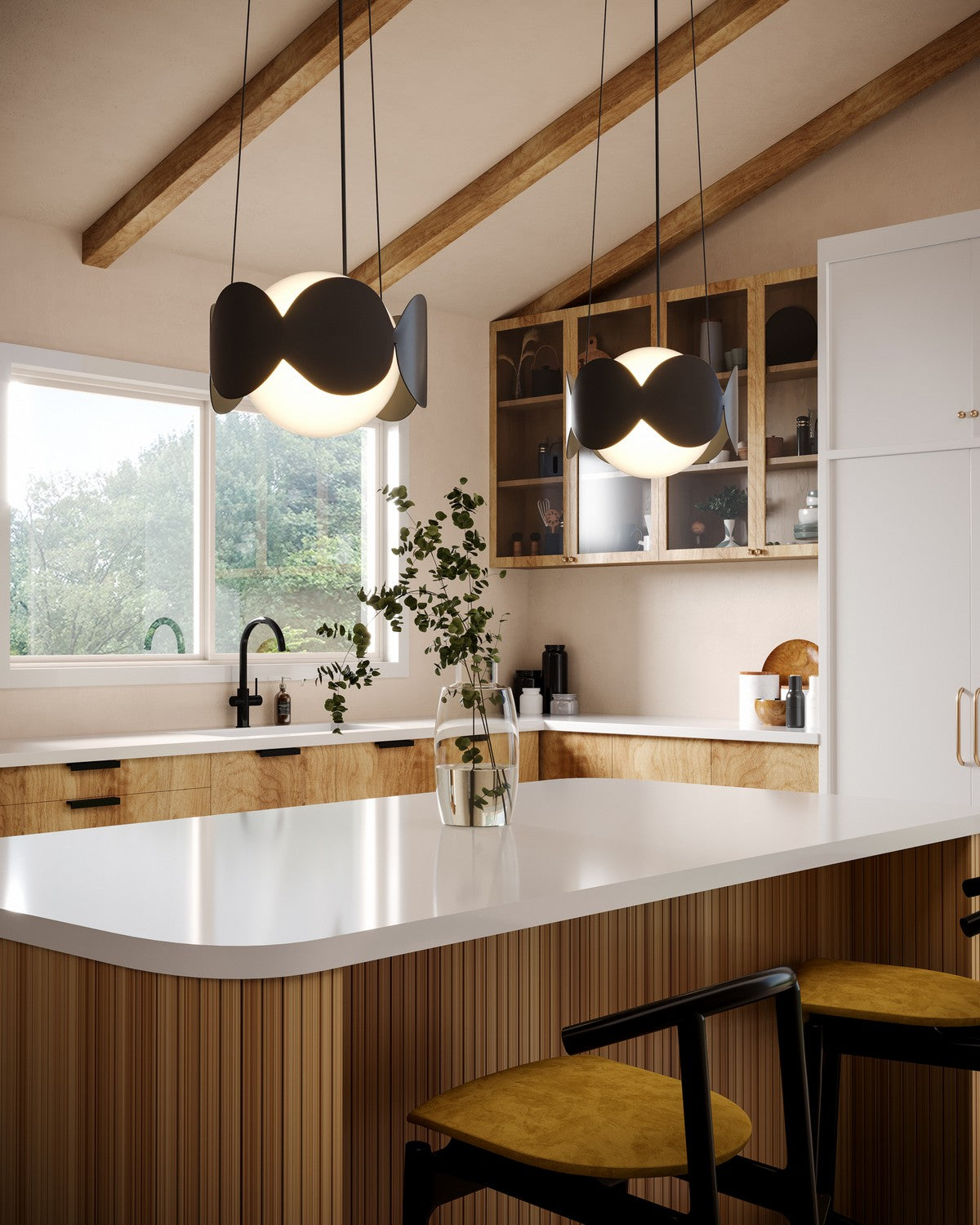 Suspension Ciel Chrome / Opale – vue 5