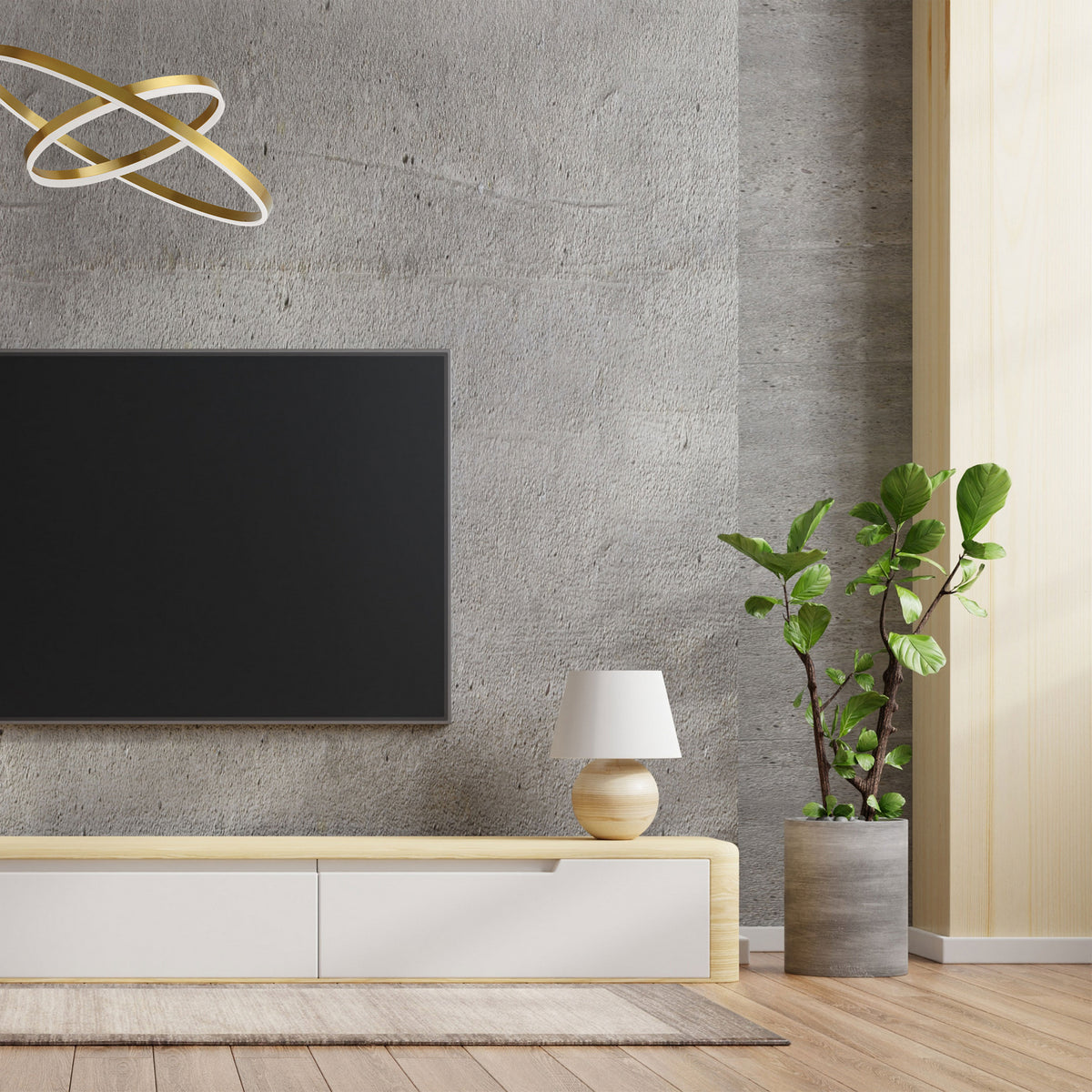 Lustre Circulo Laiton vieilli – vue 2