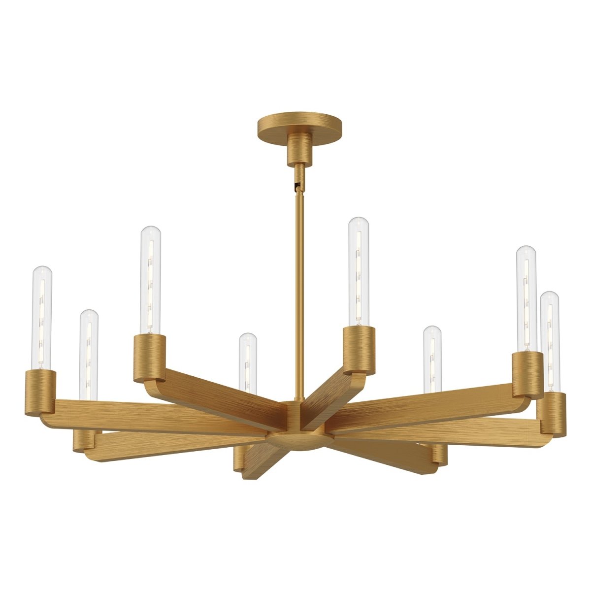 Chandelier Claire - Or vieilli 32" by Alora Lighting | Luminaires & cie