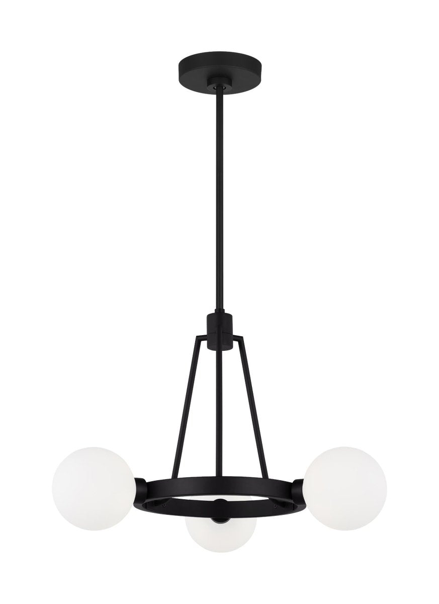 Chandelier Clybourn - Noir de minuit 21" by Visual Comfort Studio | Luminaires & cie
