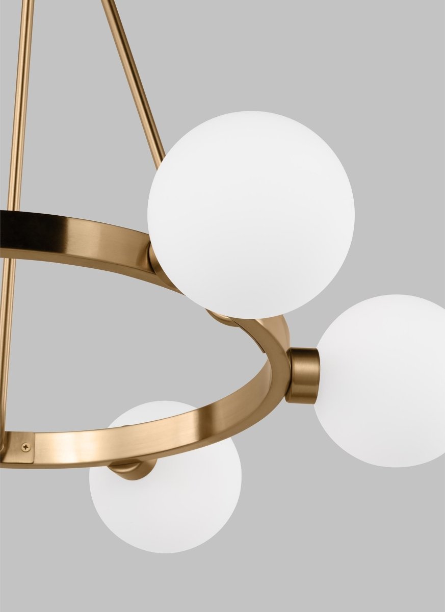 Chandelier Clybourn - Laiton satiné 26" by Visual Comfort Studio | Luminaires & cie