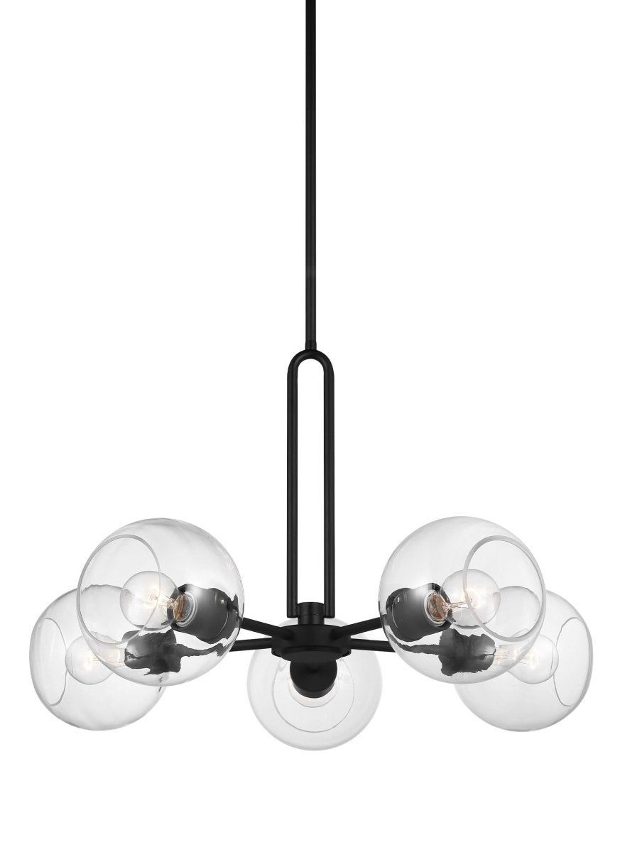 Chandelier Codyn - Noir de minuit 26" by Visual Comfort Studio | Luminaires & cie