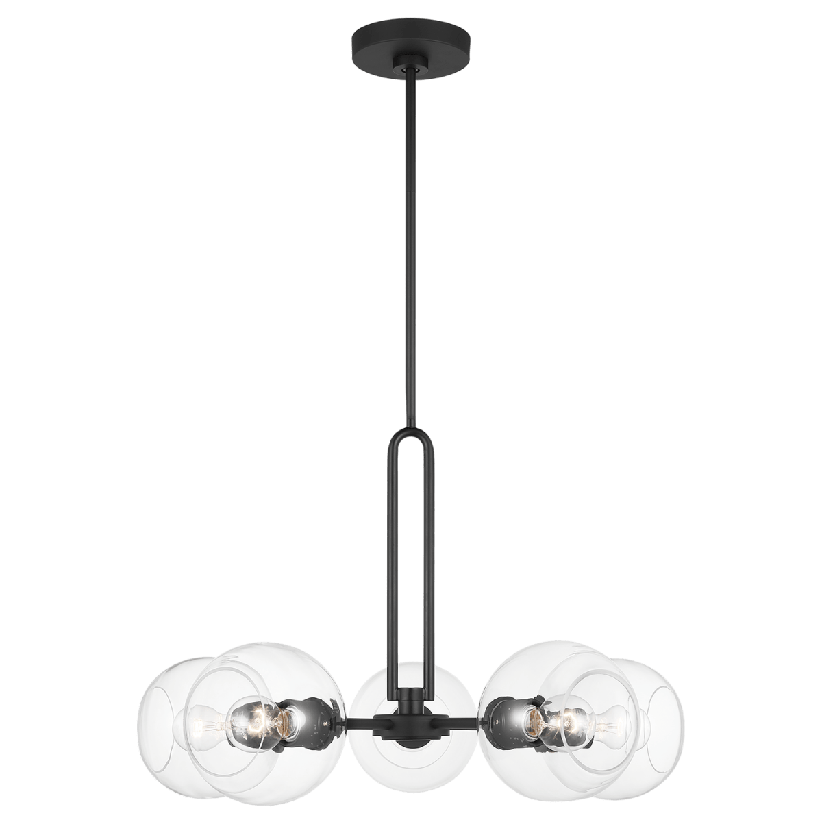 Chandelier Codyn - Noir de minuit 26" by Visual Comfort Studio | Luminaires & cie