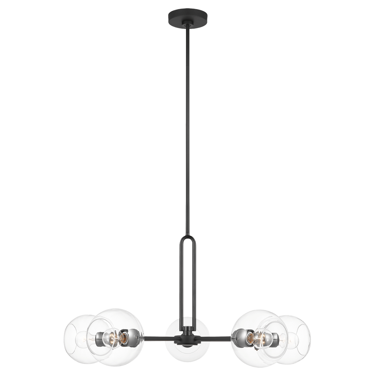 Chandelier Codyn - Noir de minuit 34" by Visual Comfort Studio | Luminaires & cie