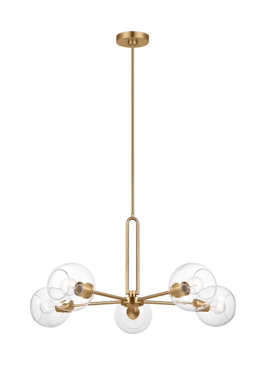 Chandelier Codyn - Laiton satiné 34" by Visual Comfort Studio | Luminaires & cie
