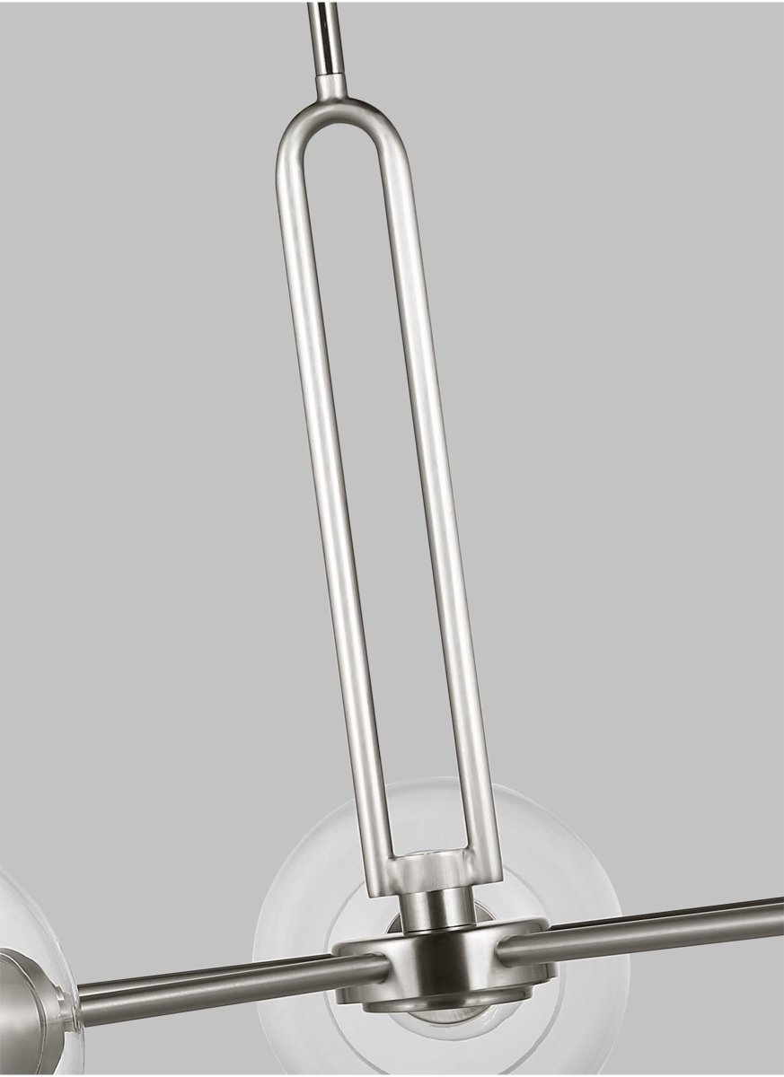Chandelier Codyn - Nickel brossé 34" by Visual Comfort Studio | Luminaires & cie