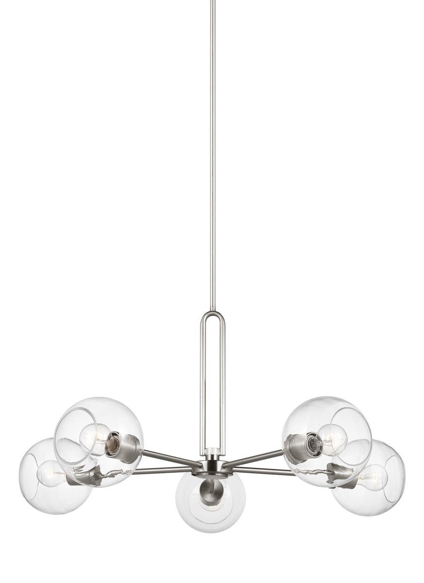 Chandelier Codyn - Nickel brossé 34" by Visual Comfort Studio | Luminaires & cie