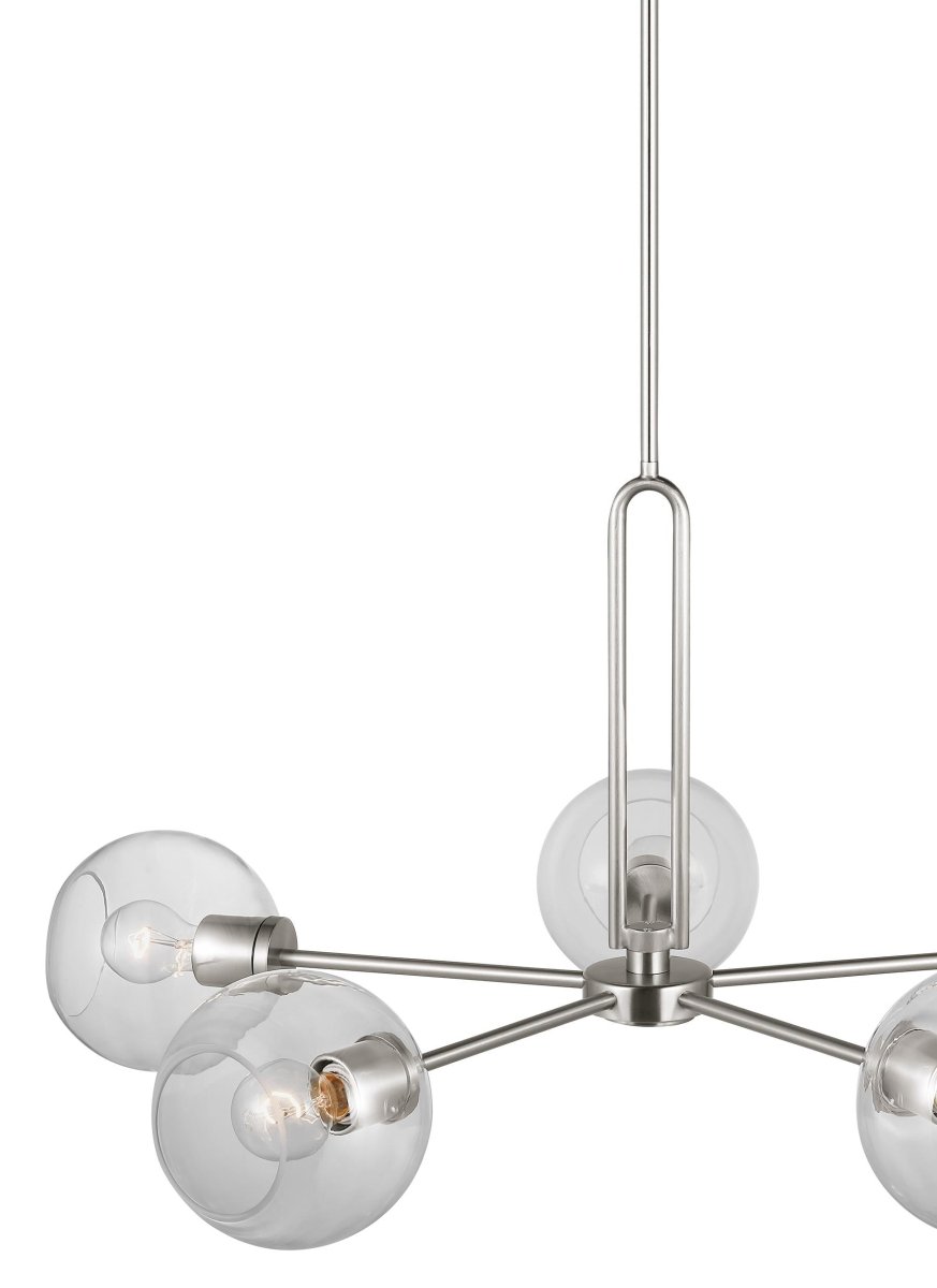 Chandelier Codyn - Nickel brossé 34" by Visual Comfort Studio | Luminaires & cie