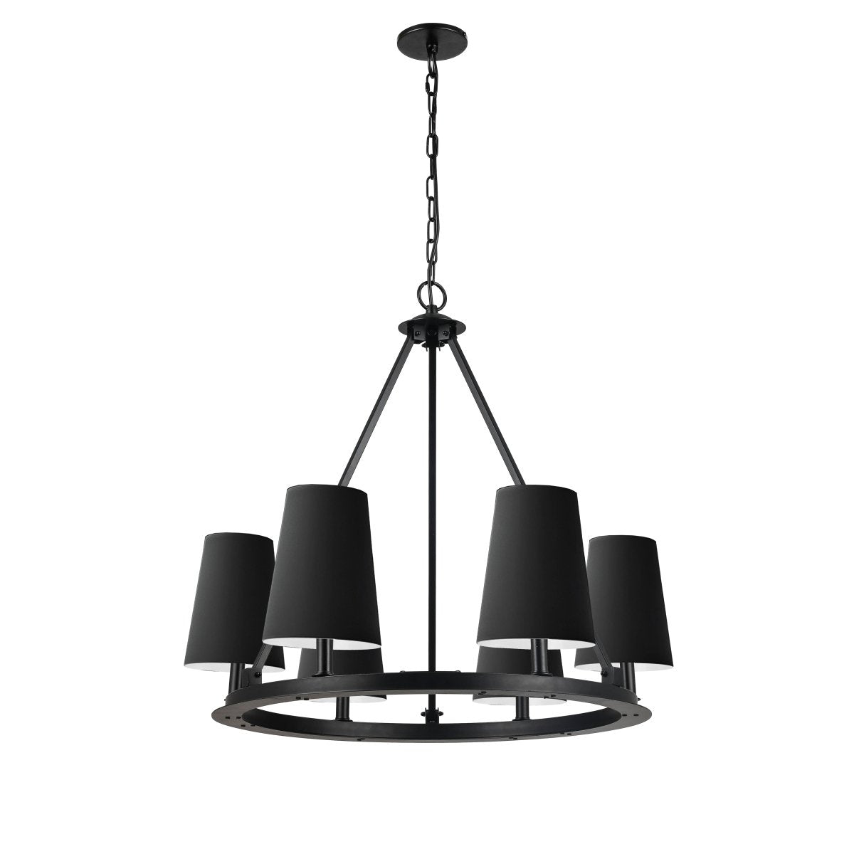 Chandelier Colby - Noir 30" by Dainolite | Luminaires & cie