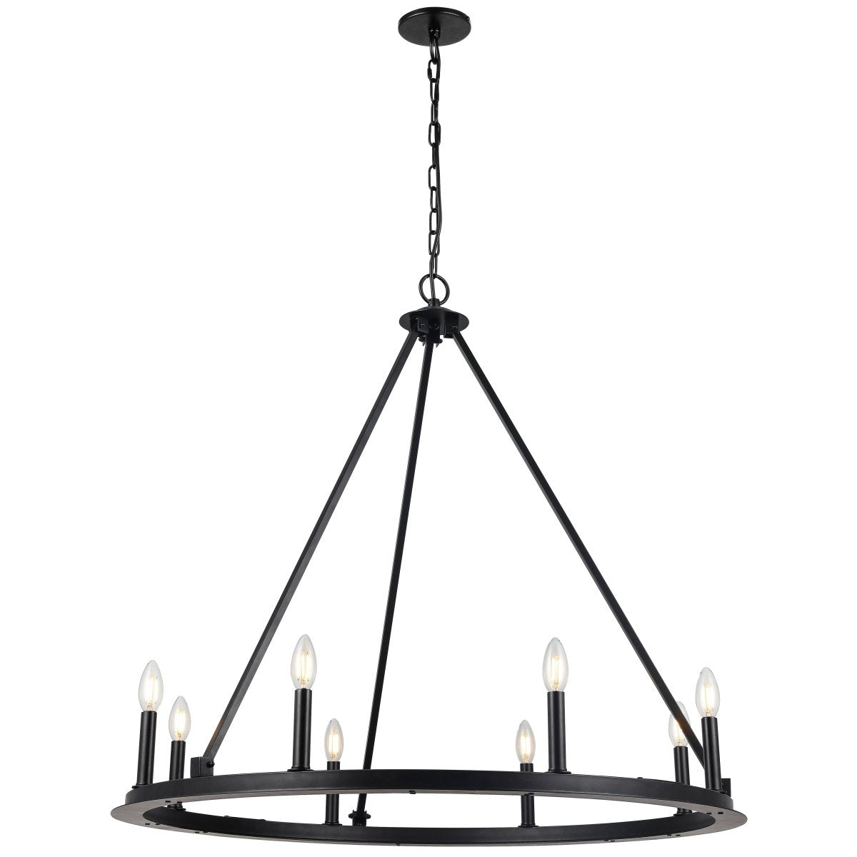 Chandelier Colby - Sans abat - jour 36" by Dainolite | Luminaires & cie