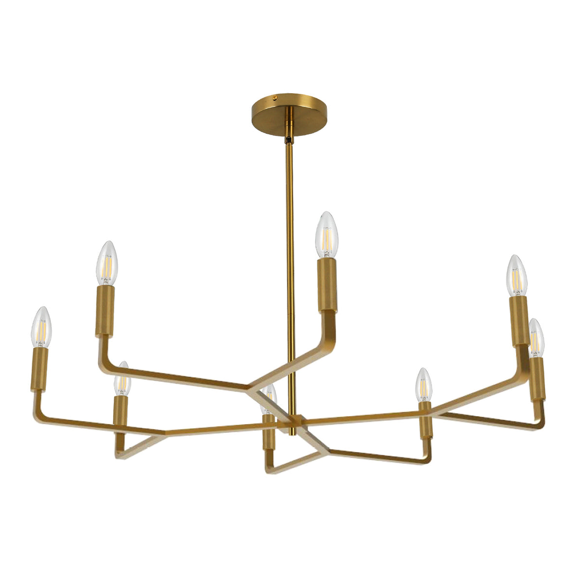 Lustre Colette 32", Laiton vieilli – Dainolite