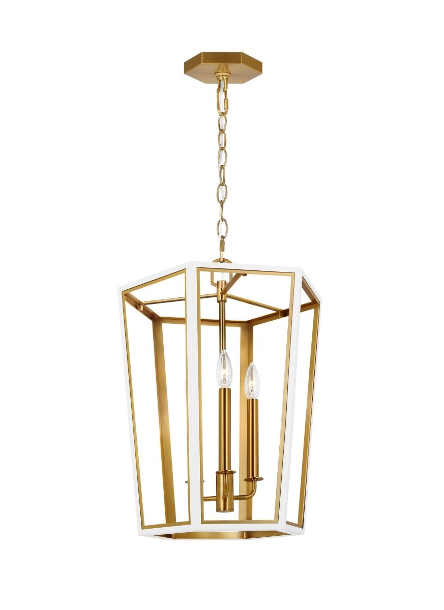 Chandelier Curt - Blanc mat 16" by Visual Comfort Studio | Luminaires & cie