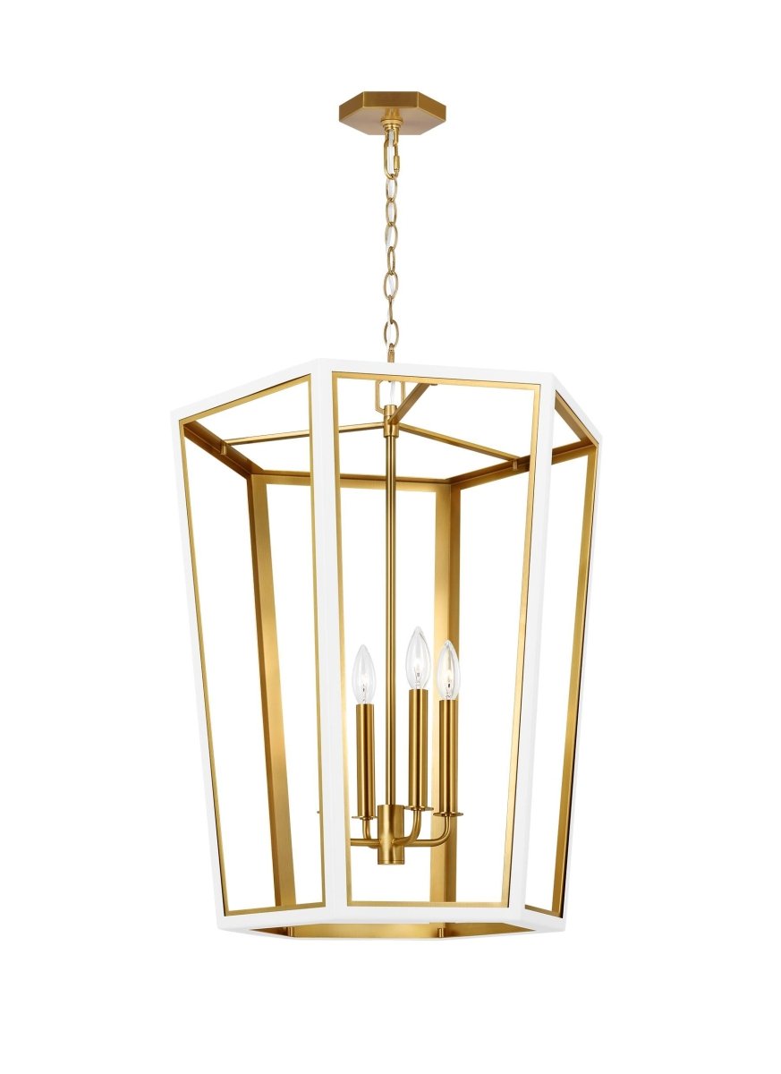 Chandelier Curt - Blanc mat 21 3/8" by Visual Comfort Studio | Luminaires & cie