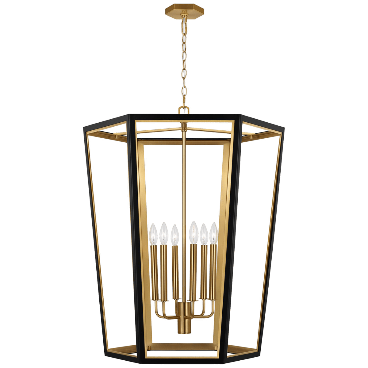 Chandelier Curt - Noir de minuit 26 5/8" by Visual Comfort Studio | Luminaires & cie
