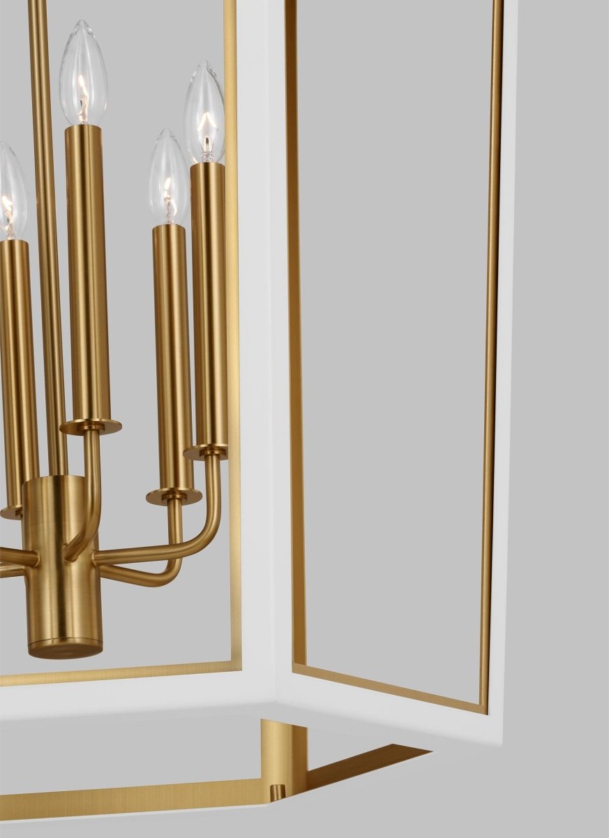 Chandelier Curt - Blanc mat 26 5/8" by Visual Comfort Studio | Luminaires & cie