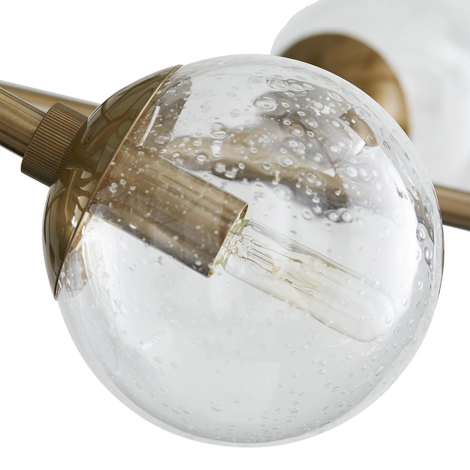 Chandelier Dallas - Nickel Brun Petit by Arteriors | Luminaires & cie