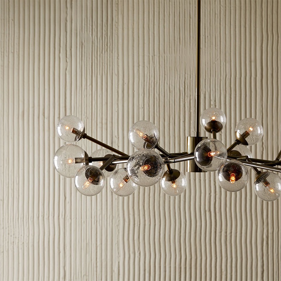 Chandelier Dallas - Nickel Brun Petit by Arteriors | Luminaires & cie