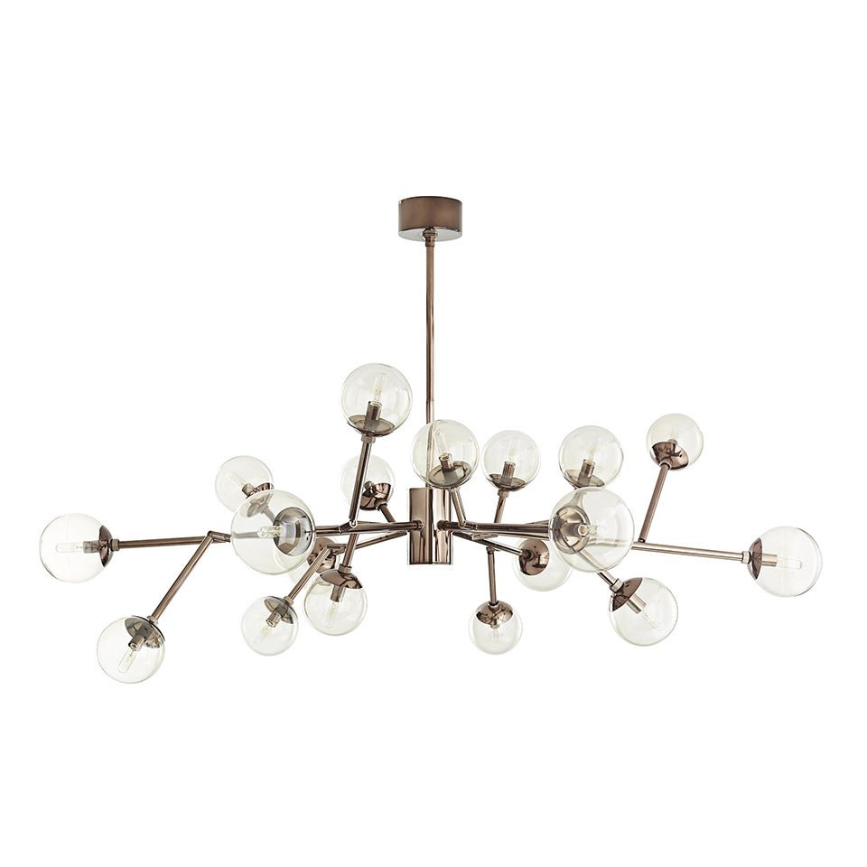 Chandelier Dallas - Nickel Brun Medium by Arteriors | Luminaires & cie