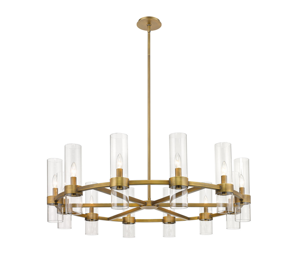Lustre Datus Laiton frotté, 43 1/2" – Z-Lite