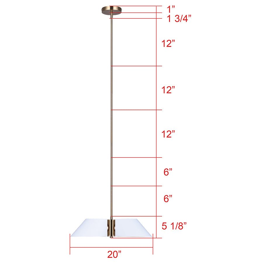 Chandelier Daxton - 21 1/2" by Canarm | Luminaires & cie