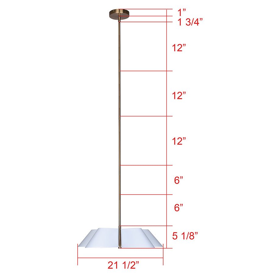 Chandelier Daxton - 21 1/2" by Canarm | Luminaires & cie