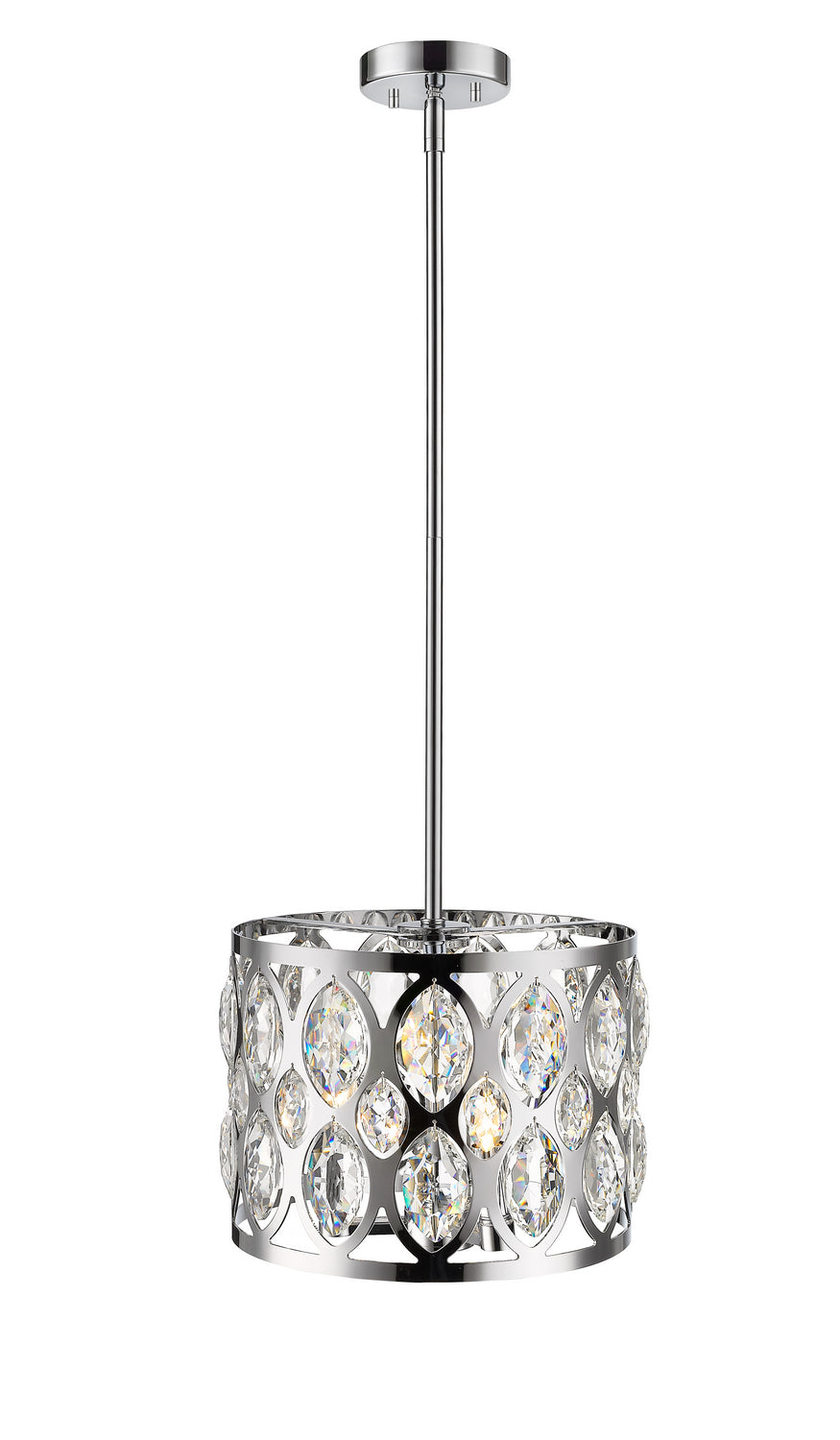 Suspension Dealey Chrome, 12" – vue 4