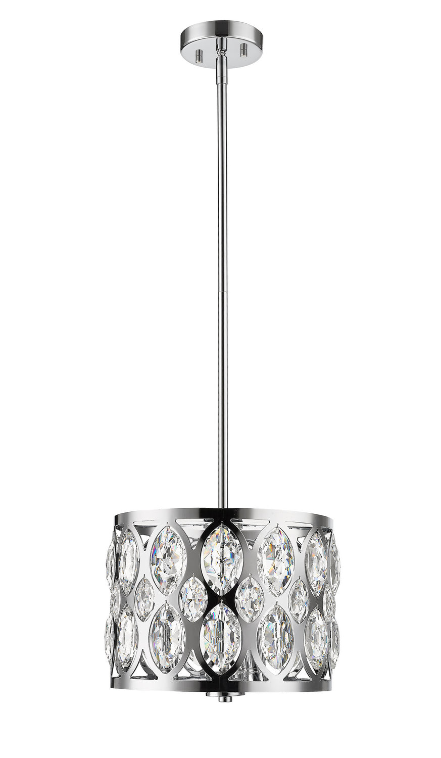 Suspension Dealey Chrome, 12" – vue 5