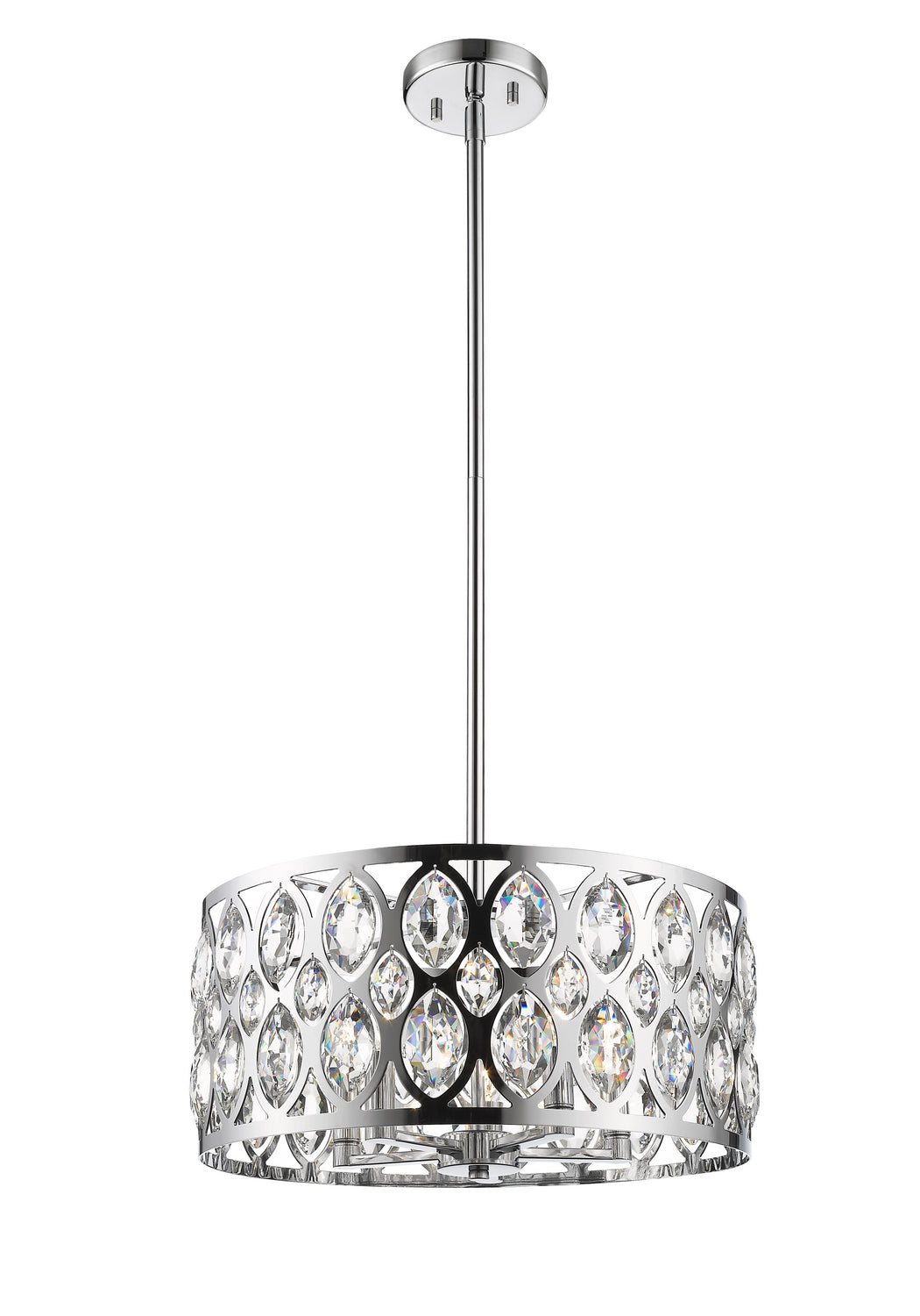 Suspension Dealey Chrome, 19 1/4" – vue 2