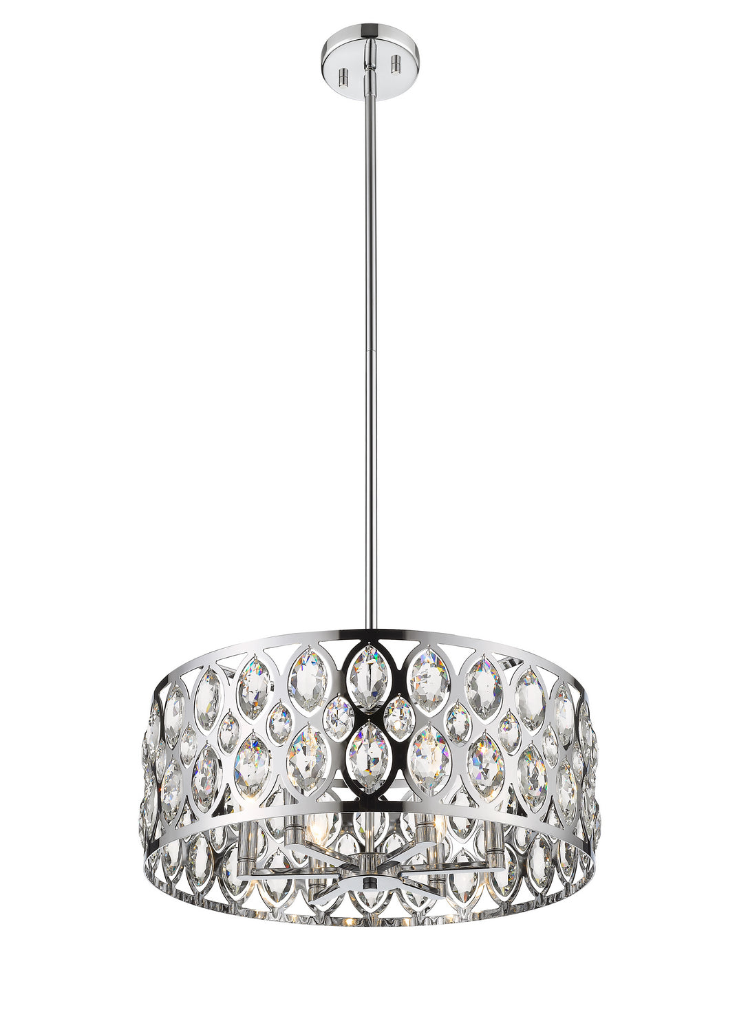 Suspension Dealey Chrome, 23 1/4" – vue 3