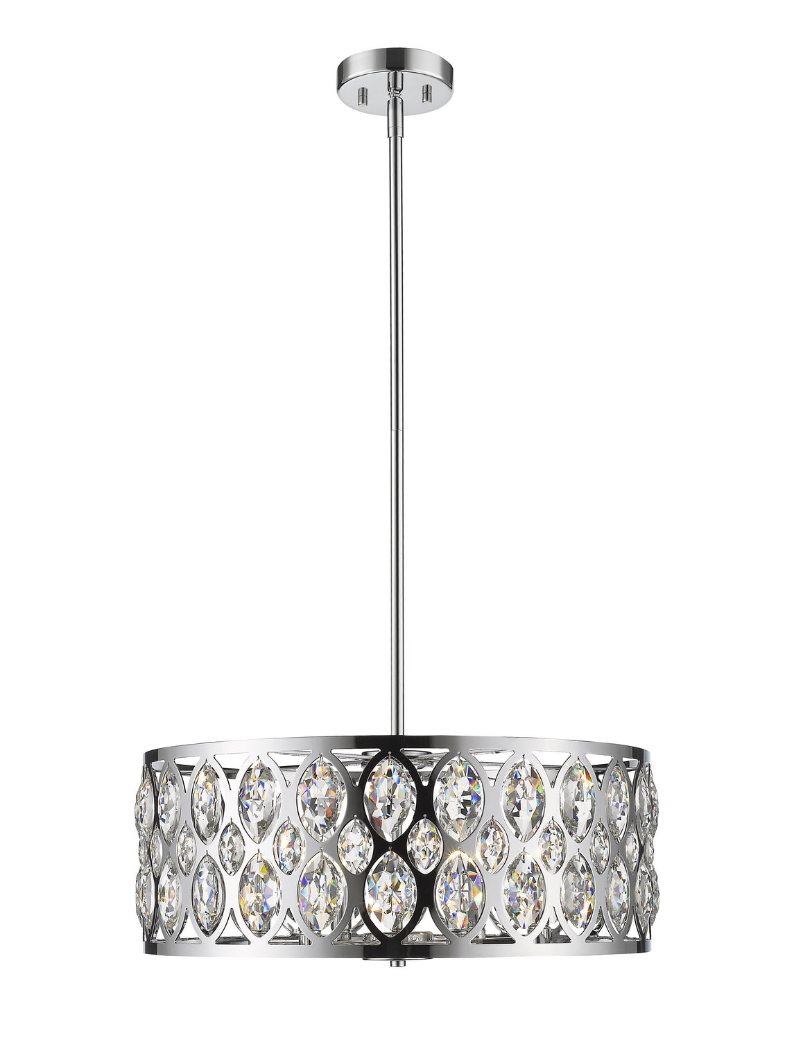 Suspension Dealey Chrome, 23 1/4" – Z-Lite