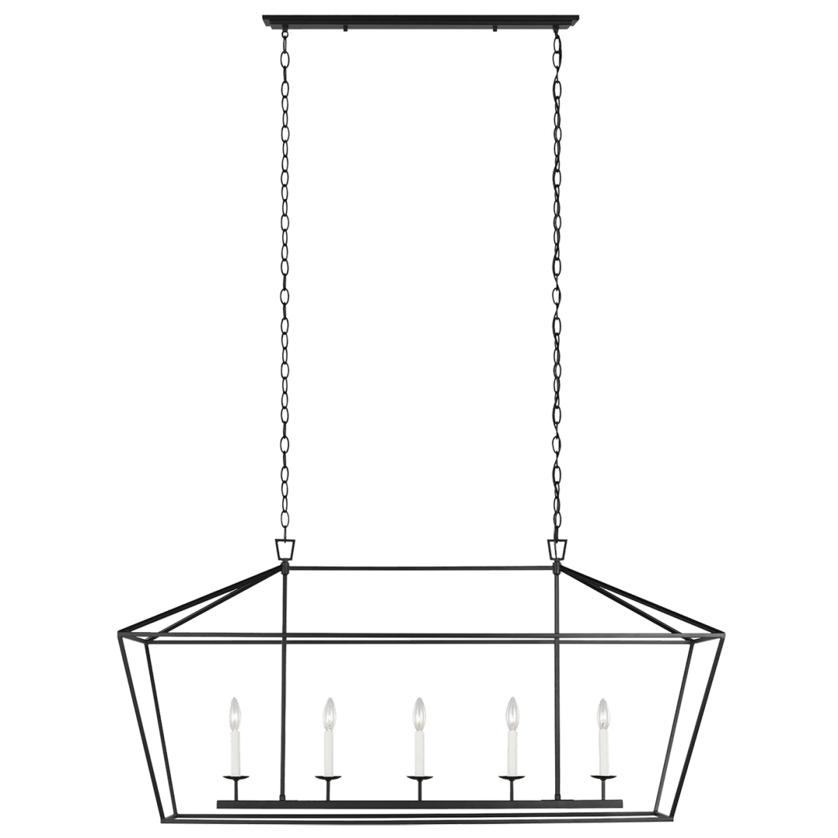 Chandelier Dianna - Noir de minuit Ampoules DEL incluses by Visual Comfort Studio | Luminaires & cie