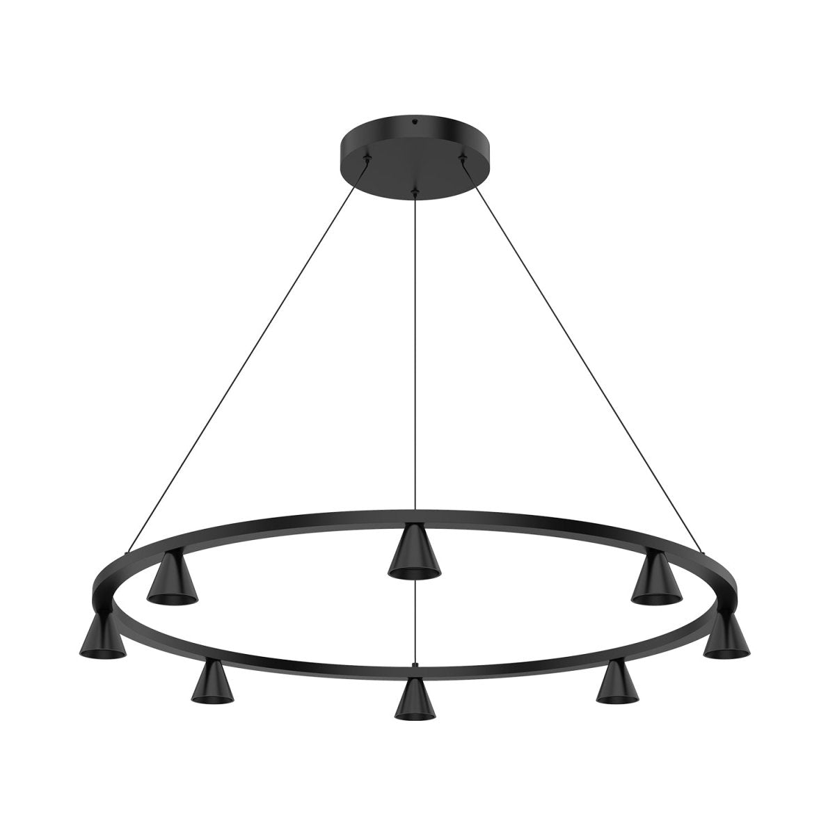 Chandelier Dune - Noir by Kuzco Lighting | Luminaires & cie