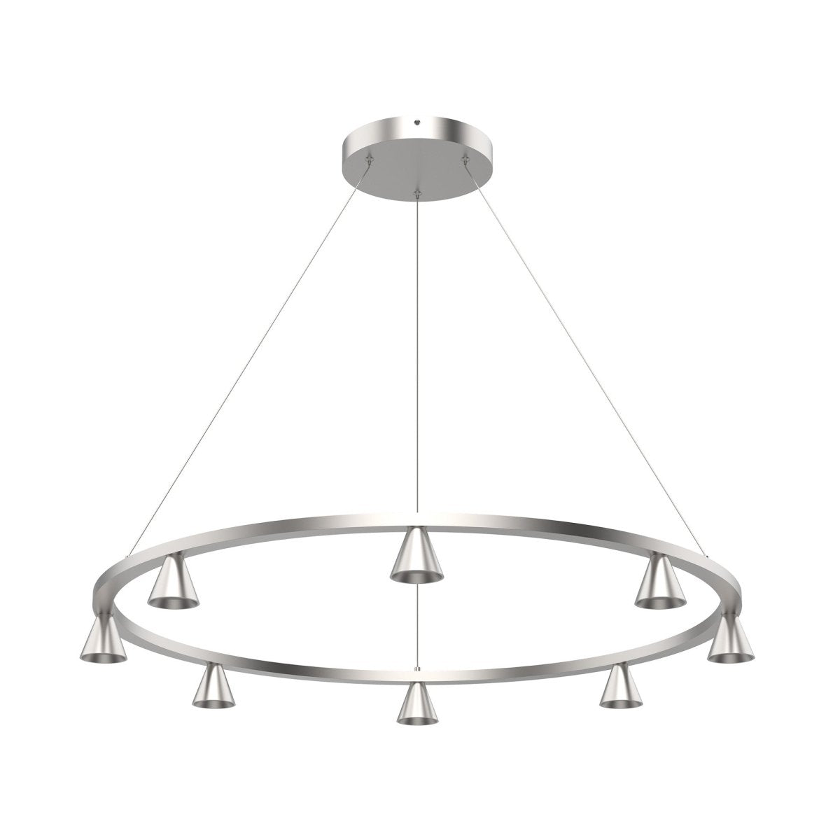 Chandelier Dune - Nickel brossé by Kuzco Lighting | Luminaires & cie