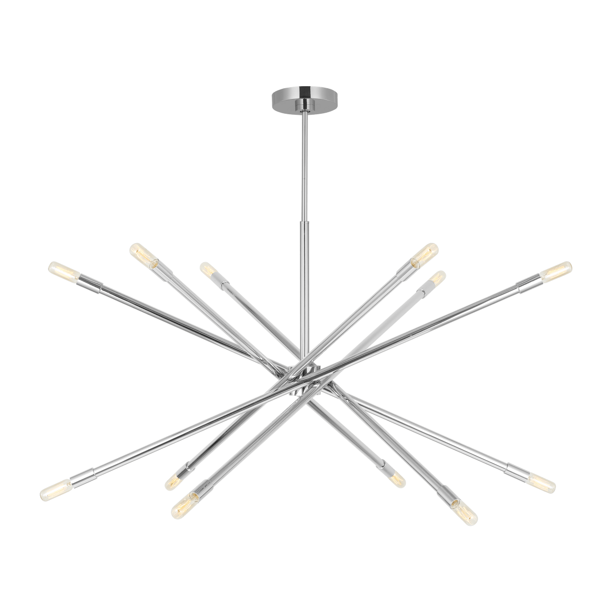 Chandelier Eastyn - Nickel poli 36 7/8" by Visual Comfort Studio | Luminaires & cie