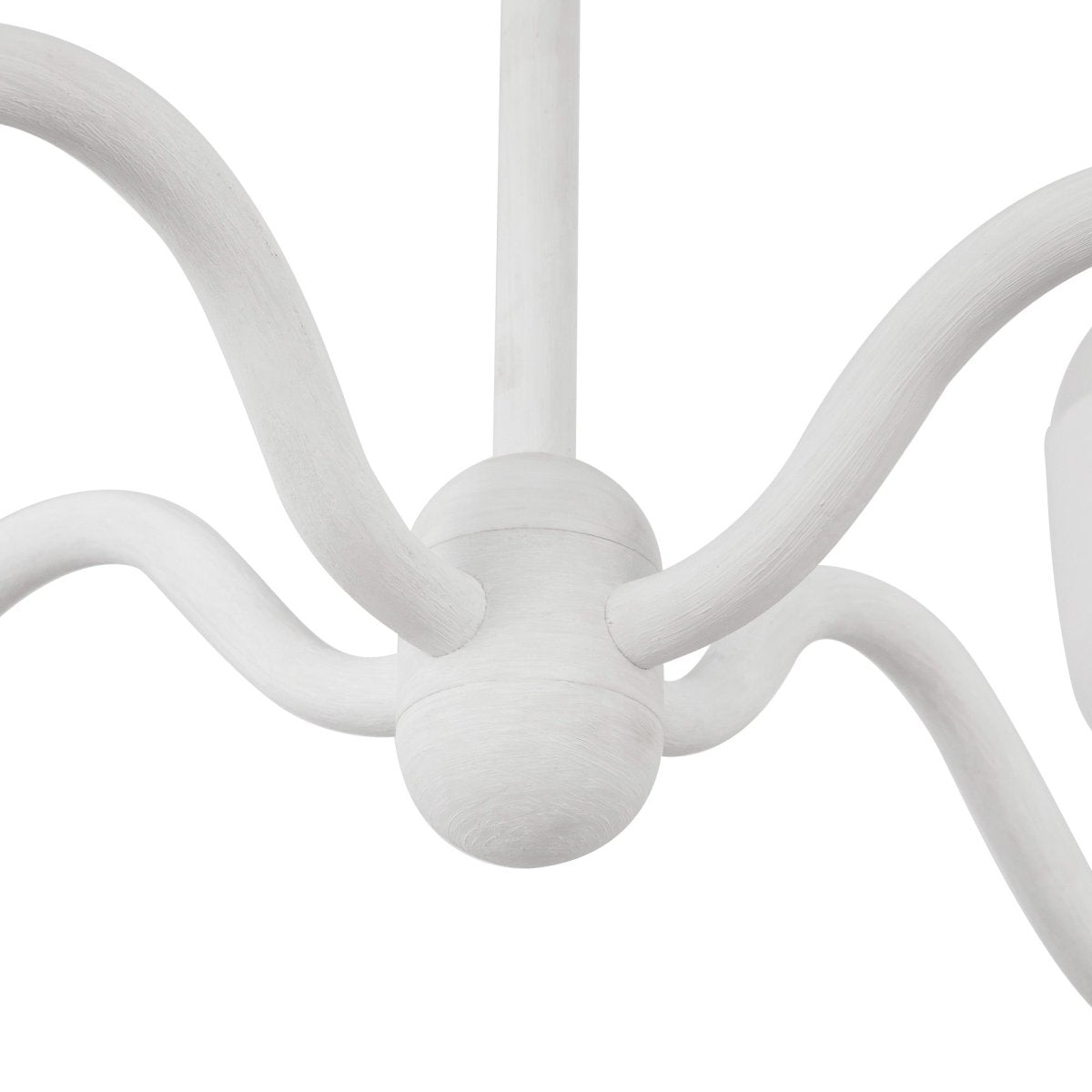 Chandelier Effie - Verre blanc / opale antique 27" by Alora Lighting | Luminaires & cie