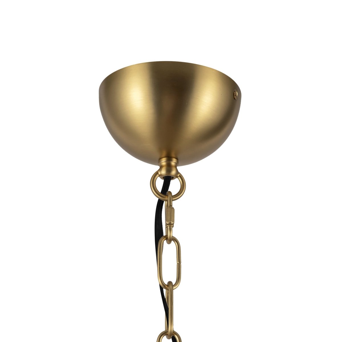 Chandelier Effie - Gold - or / Verre d'Opale 27" by Alora Lighting | Luminaires & cie